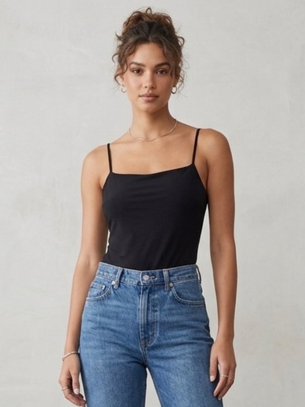 Lulus Black Cowl Neck Strappy Backless Bodysuit - Size L